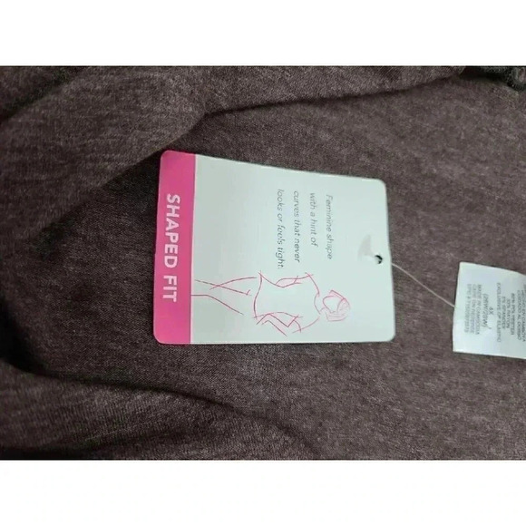 Just My Size Shaped Fit Midi Dress Women's Size 4x Brown Floral 3/4 Sleeve NWT - Picture 6 of 8